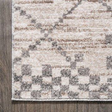 Asilah Moroccan Modern Diamond Area Rug